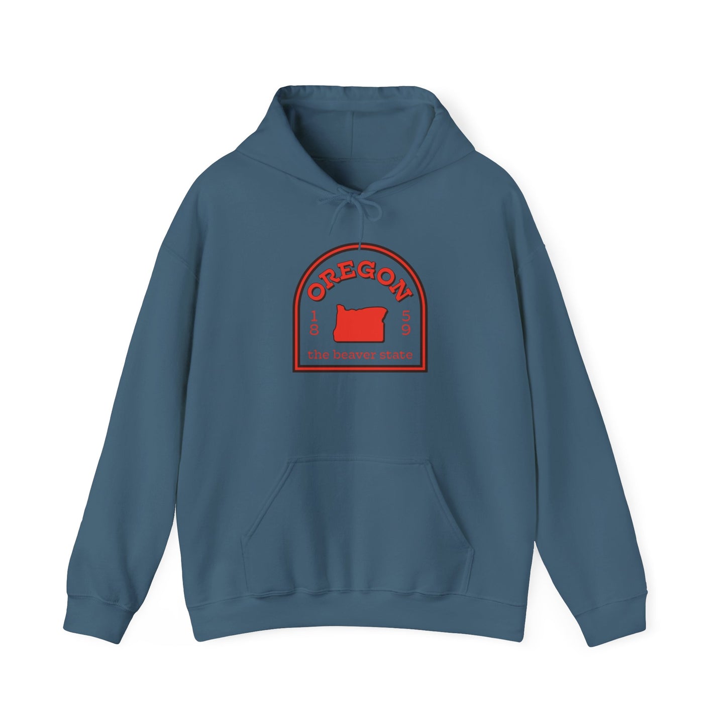 Oregon The Beaver State Hoodie NEW ADULT Unisex Hooded Sweatshirt