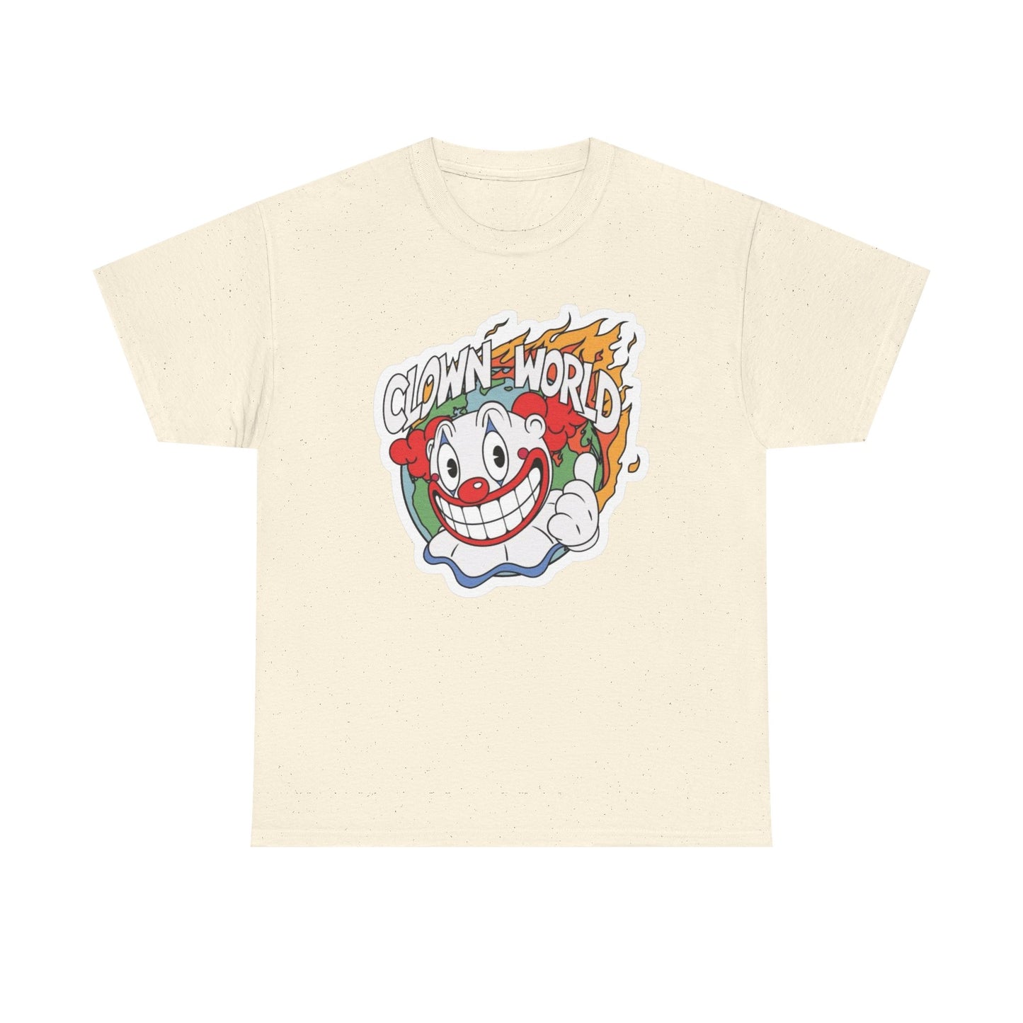 Clown World Graphic T-Shirt Unisex Heavy Cotton Tee Gift NEW