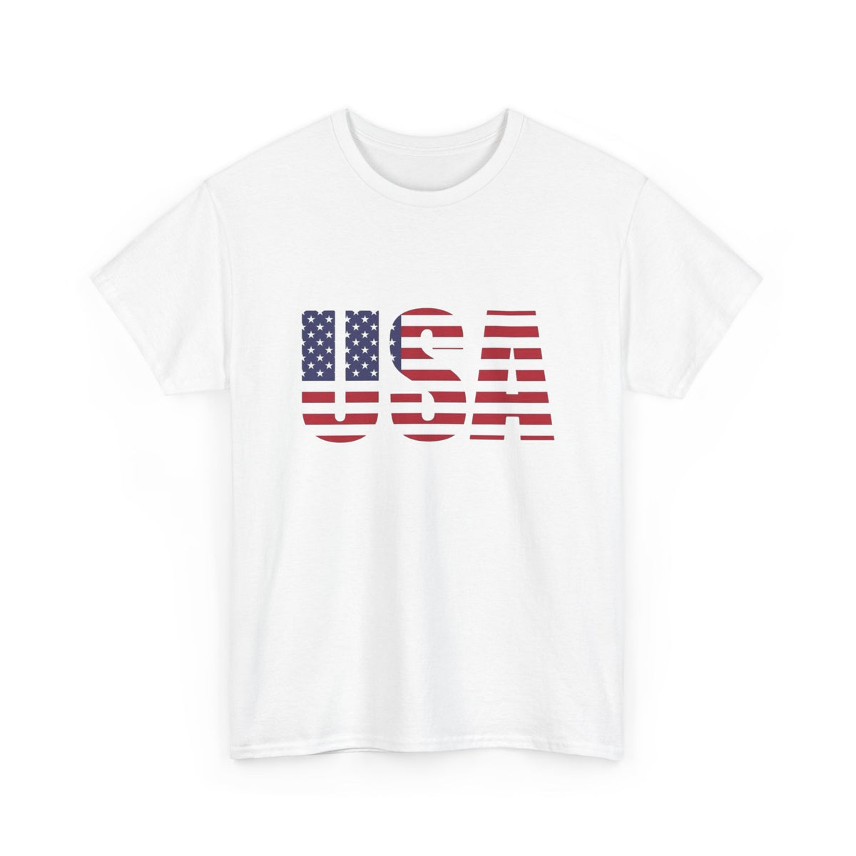 USA American Flag Made In AMERICA Graphic T Shirt Unisex NEW Heavy Cotton Tee