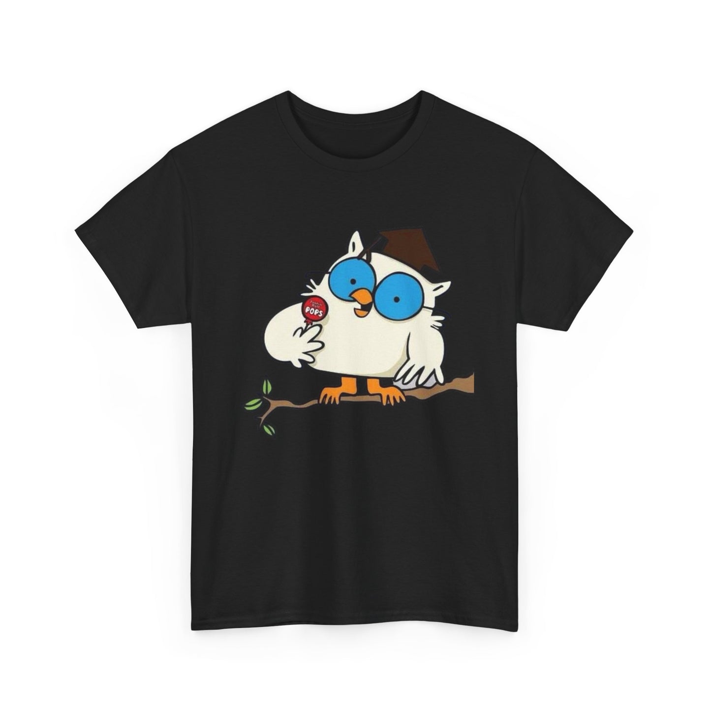 Tootsie Pop Owl Vintage Graphic T Shirt NEW S-5XL Unisex Heavy Cotton Tee