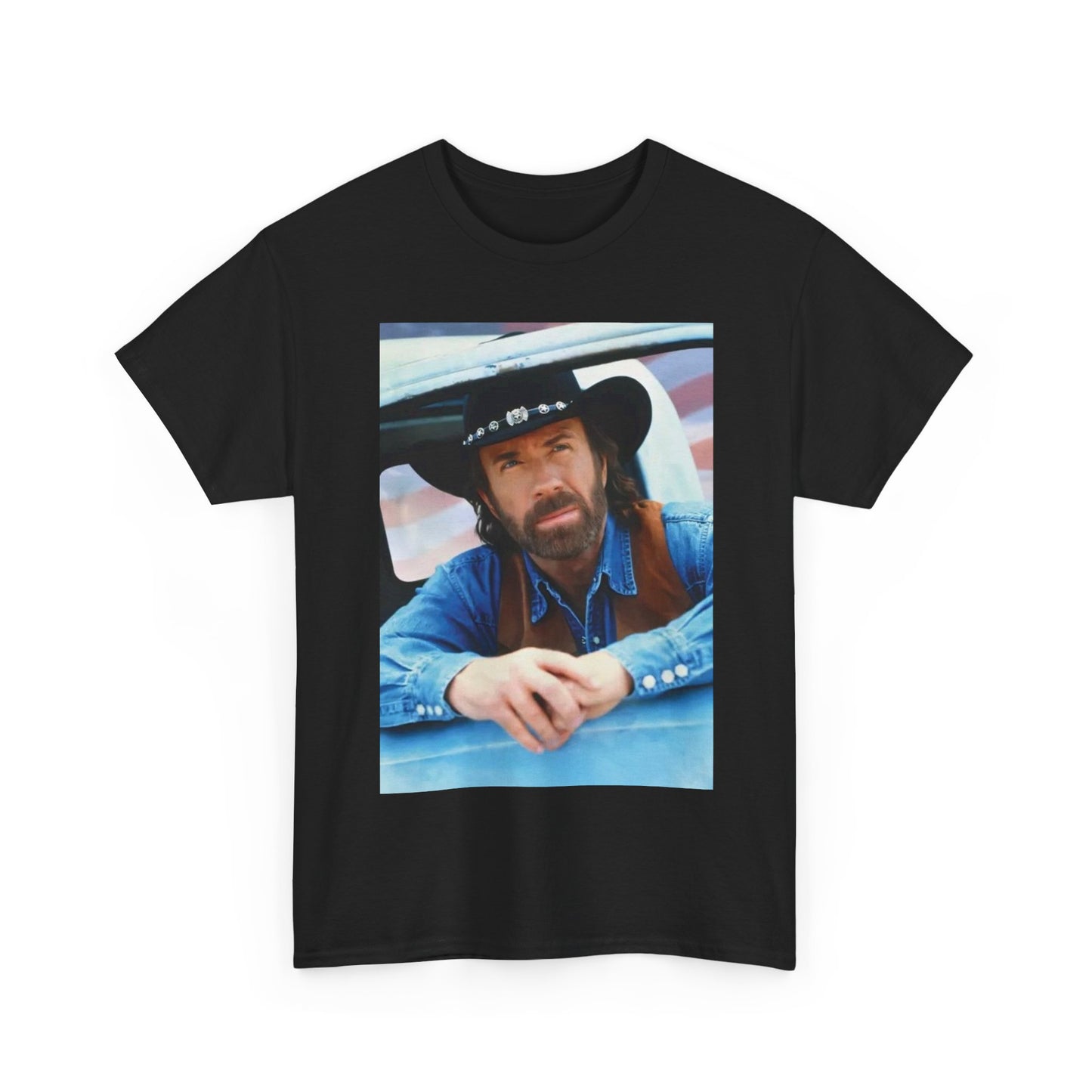 Walker Texas Ranger Shirt Vintage Tv Series Chuck Norris Unisex Heavy Cotton Tee