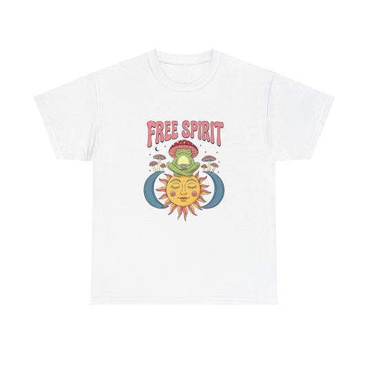 Free Spirit Graphic T-Shirt Men's Women's Heavy Cotton Tee NEW GIFT