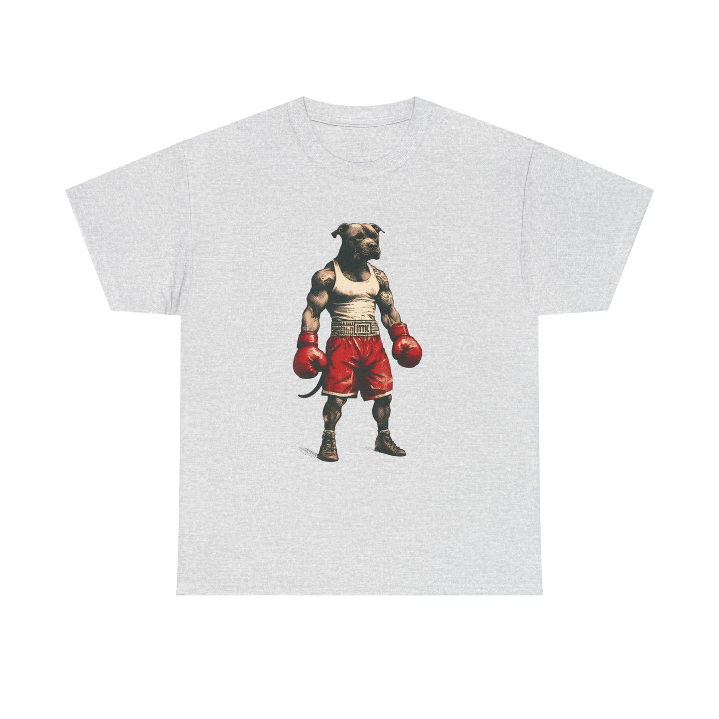 Boxing Pitbull Funny Cute Graphic T Shirt NEW ADULT
