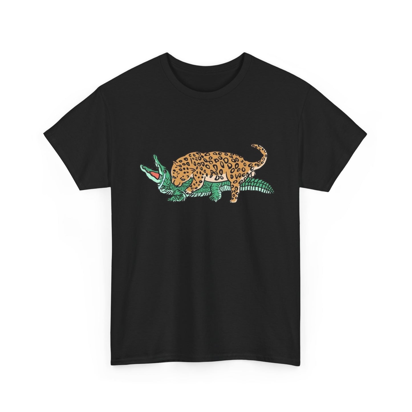 Tiger Bite Graphic T Shirt Unisex Heavy Cotton Tee