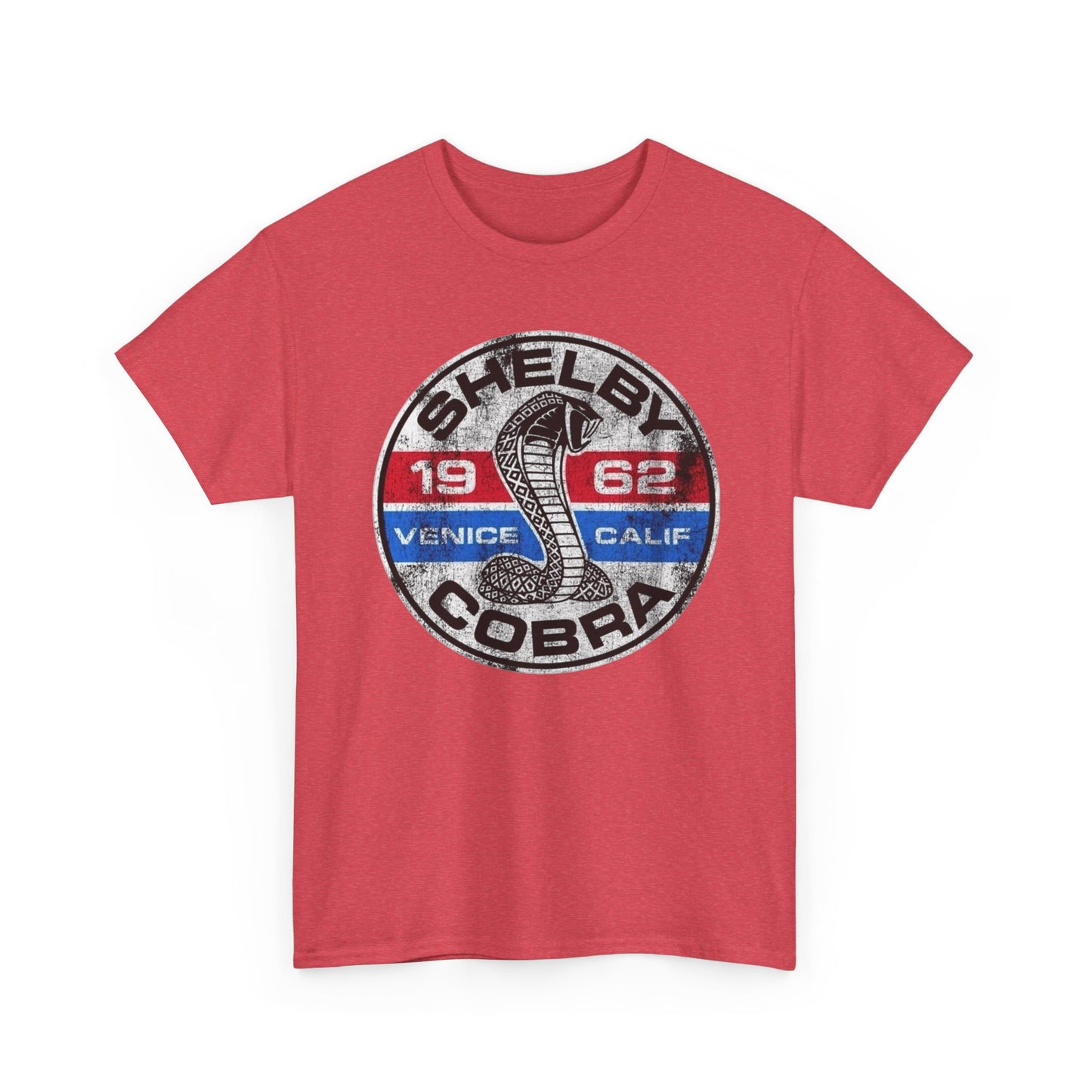 Shelby Cobra Racing Graphic T Shirt Unisex Heavy Cotton Tee