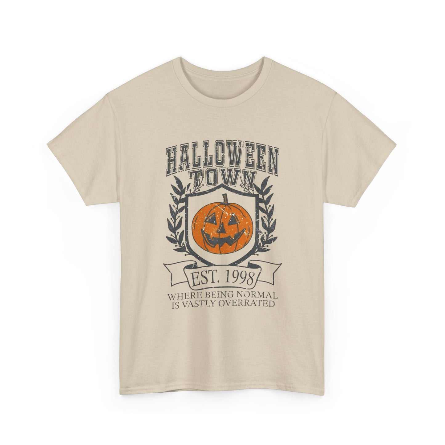 Halloween Town Graphic T Shirt Unisex NEW Heavy Cotton Tee