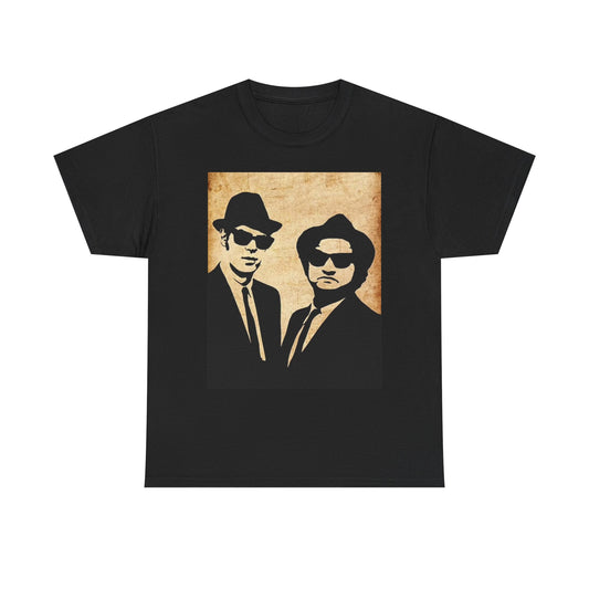 Blues Brothers Graphic T Shirt Retro Movie Poster Unisex Heavy Cotton Tee