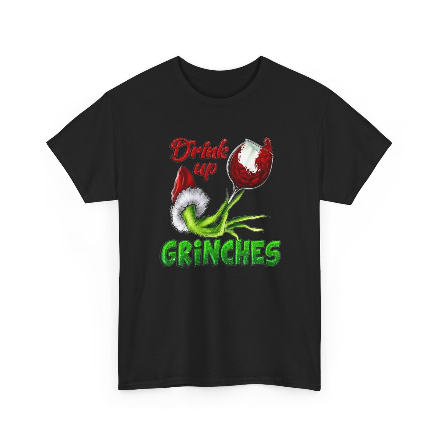 Drink Up Grinch's Christmas Graphic T Shirt NEW ADULT