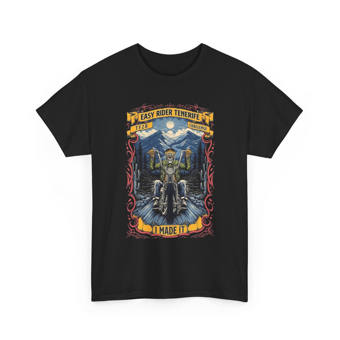 Easy Rider Motorcycles Vintage Graphic T Shirt Unisex Heavy Cotton Tee
