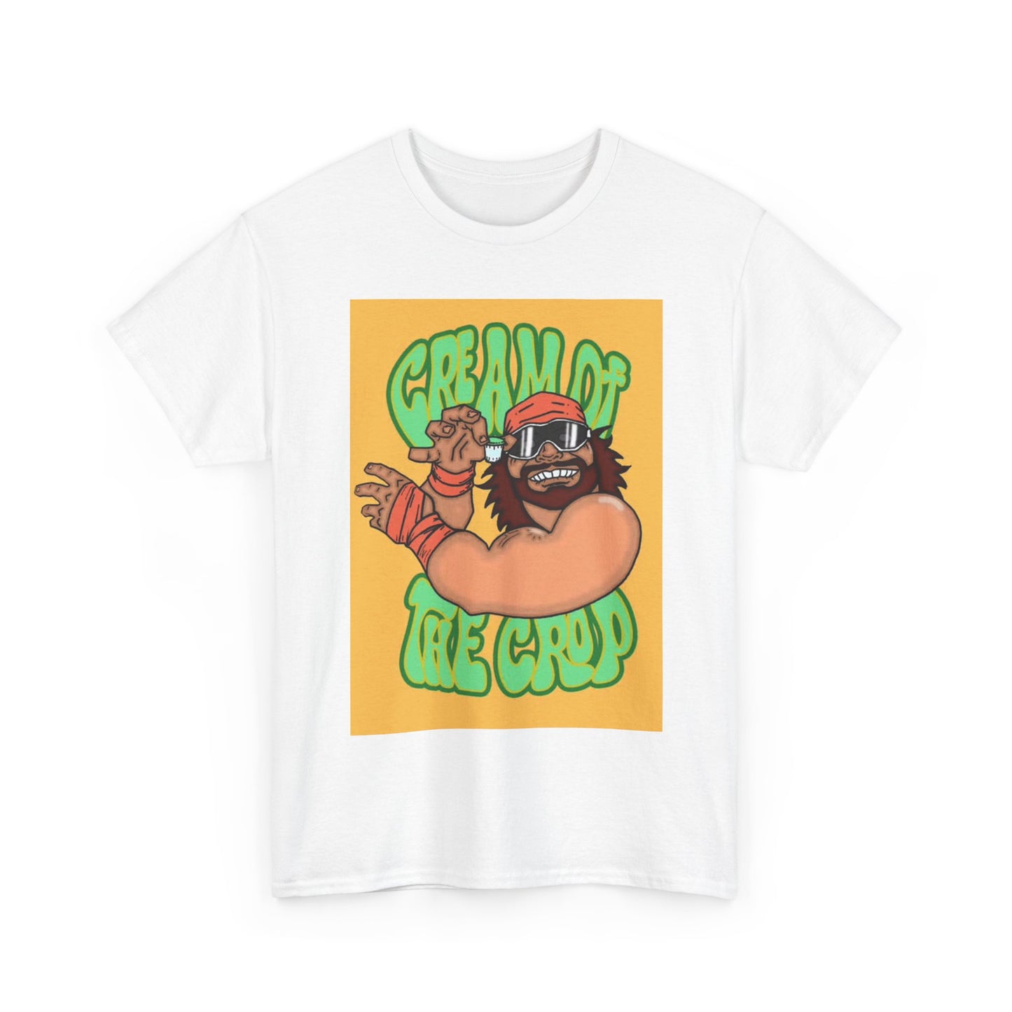 Macho Man Tshirt Vintage Wrestling Graphic WWE Unisex Heavy Cotton Tee WWF