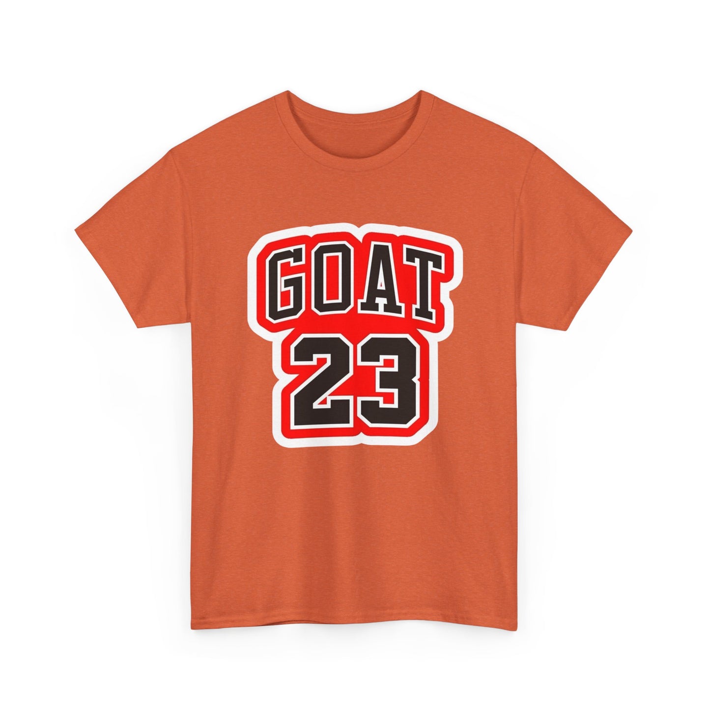 GOAT Jordan 23 Basketball Graphic T Shirt NEW Unisex Heavy Cotton Tee