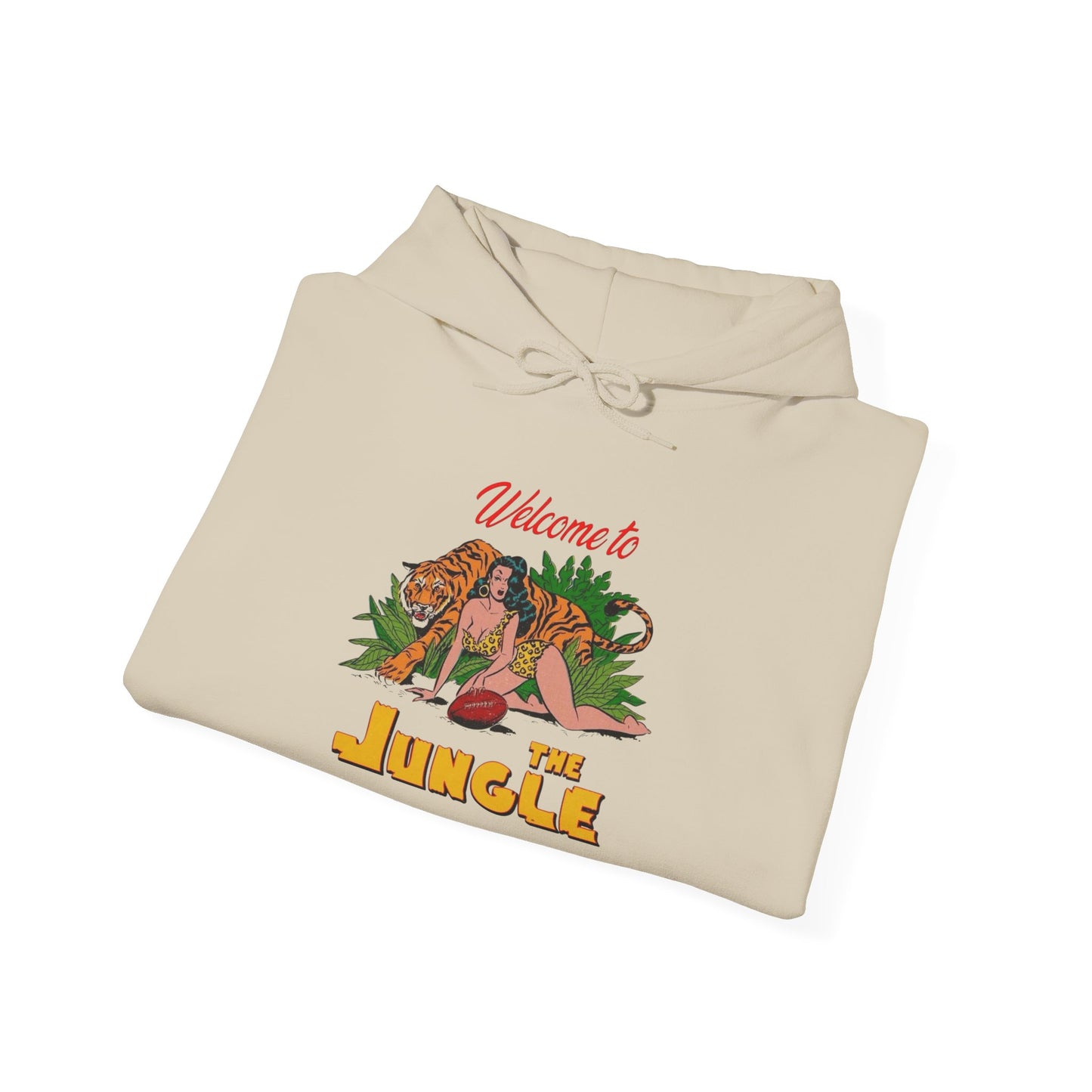 Welcome To The Jungle Graphic Hoodie Unisex Heavy Blend™ Hooded Sweatshirt