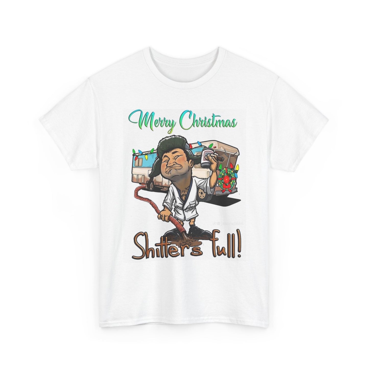 Merry Christmas National Lampoon Graphic T Shirt Funny Unisex Heavy Cotton Tee