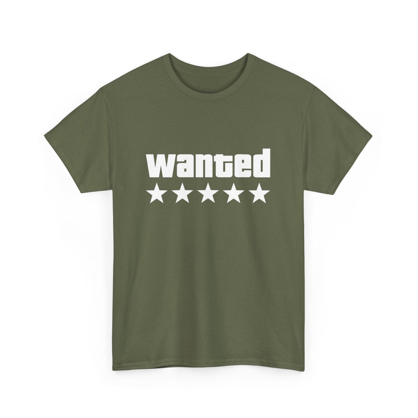 Wanted Five Stars GTA Graphic T Shirt NEW ADULT