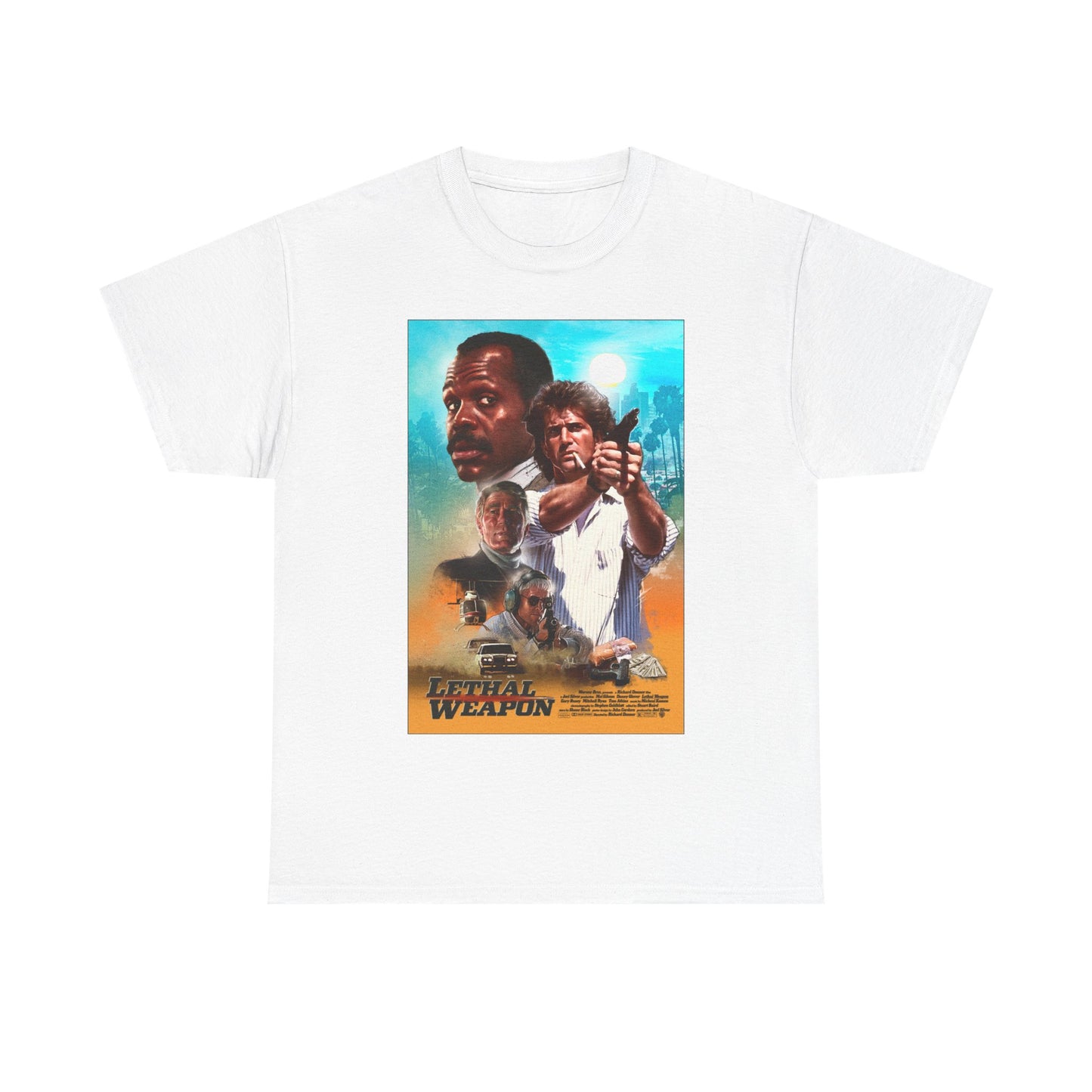 Lethal Weapon Graphic Shirt Retro Vintage Movie Unisex Heavy Cotton Tee