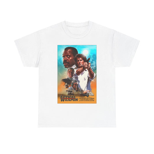 Lethal Weapon Graphic Shirt Retro Vintage Movie Unisex Heavy Cotton Tee