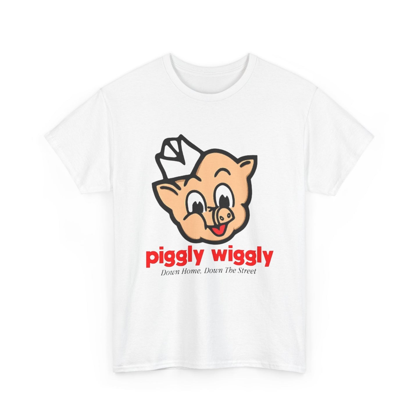 Piggly Wiggly Vintage Graphic T Shirt ADULT NEW Heavy Cotton Tee