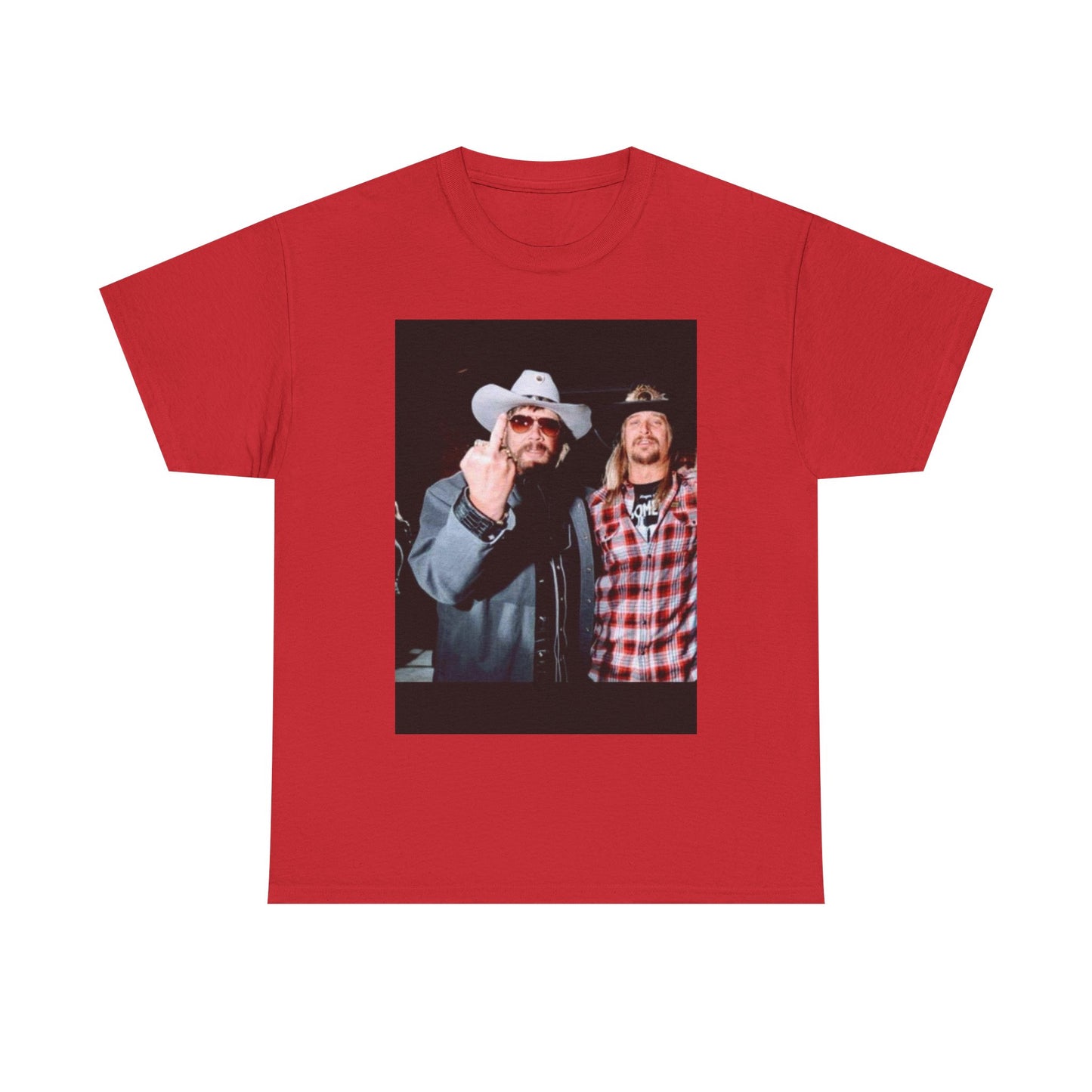 Hank Williams jr T-shirt kid rock country vintage Unisex Heavy Cotton AMERICAN