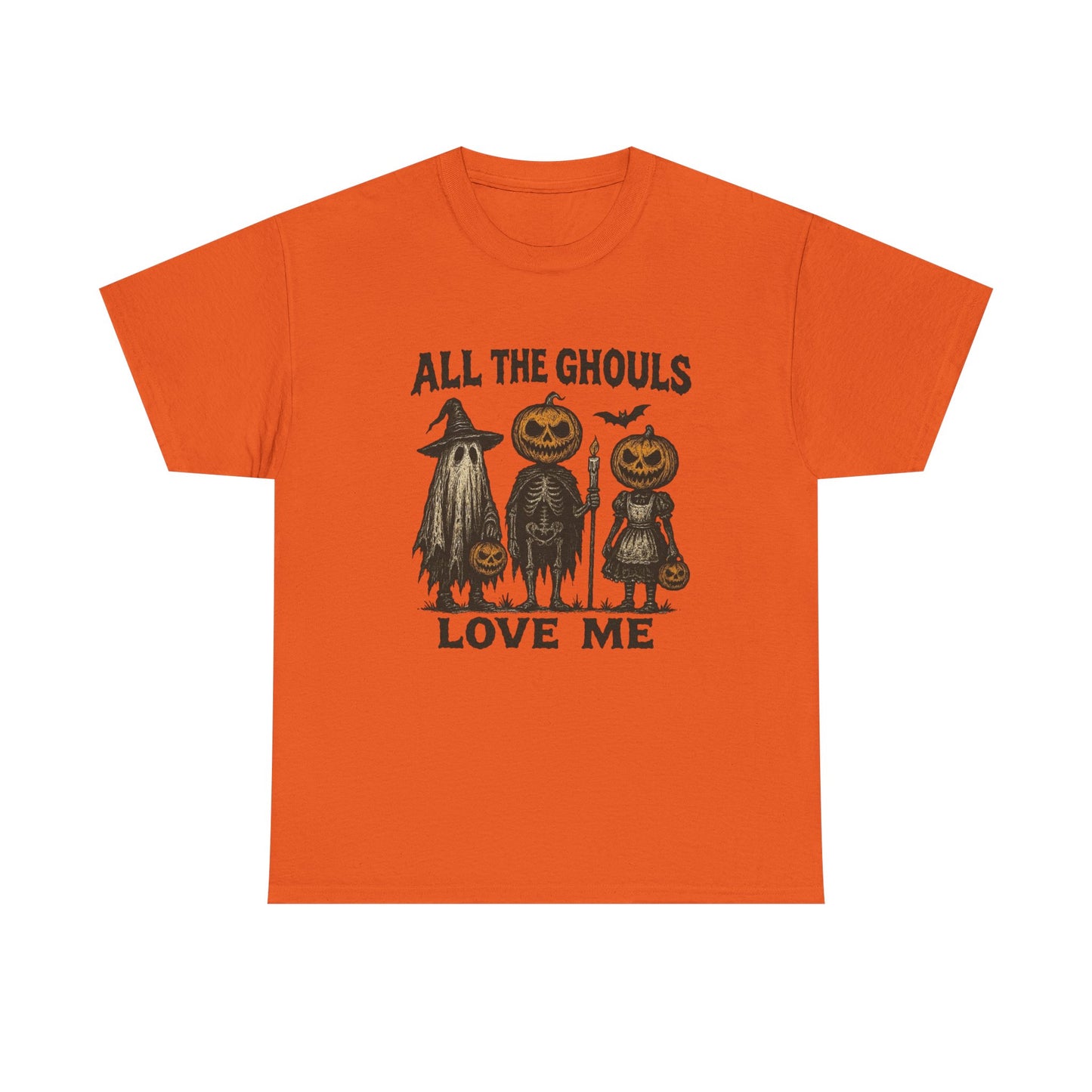 All The Ghouls Love Me Halloween T Shirt Unisex Heavy Cotton Tee