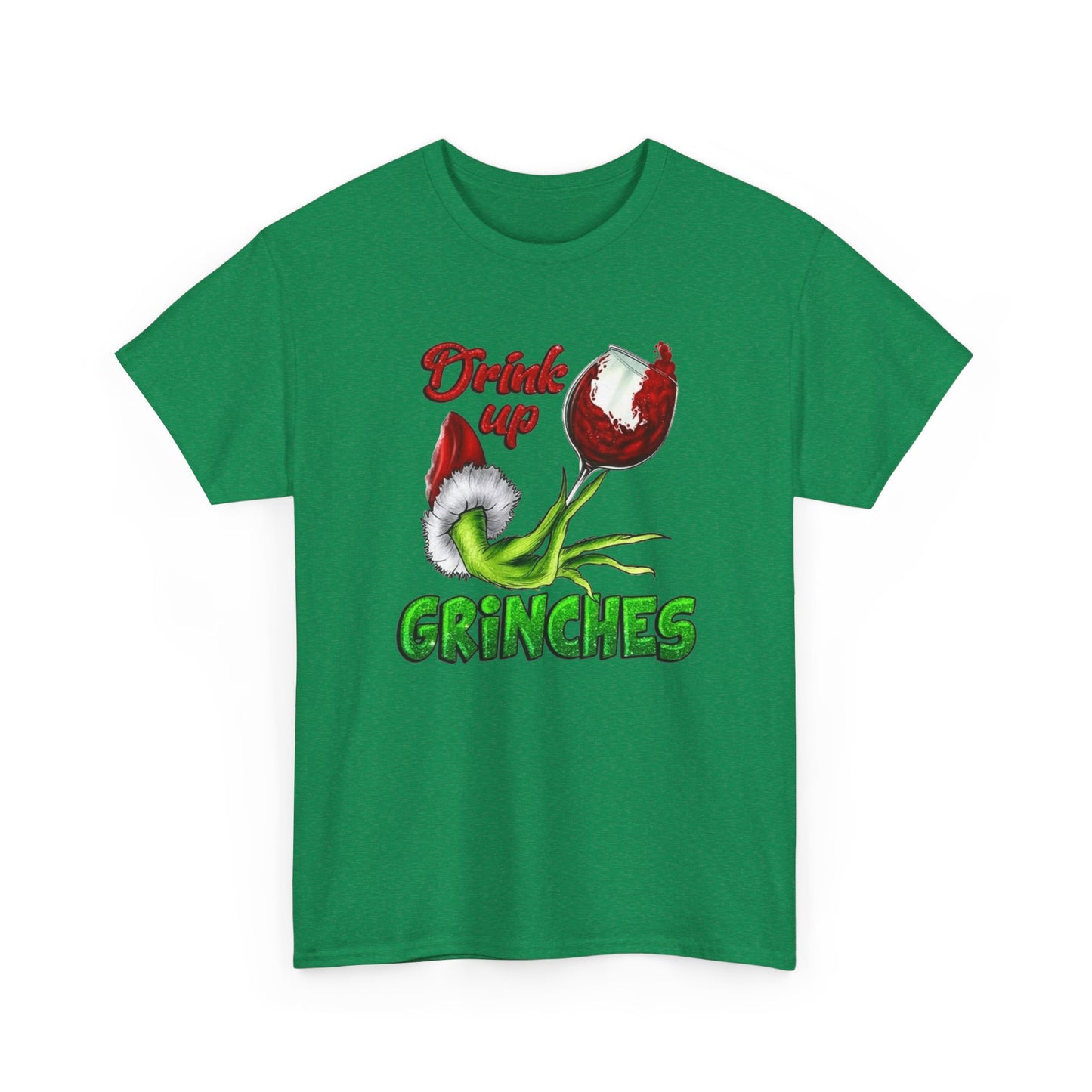 Drink Up Grinch's Christmas Graphic T Shirt NEW ADULT