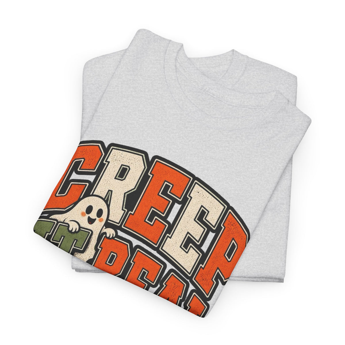 Creep It Real Ghost Graphic T-Shirt Men's Graphic Tee