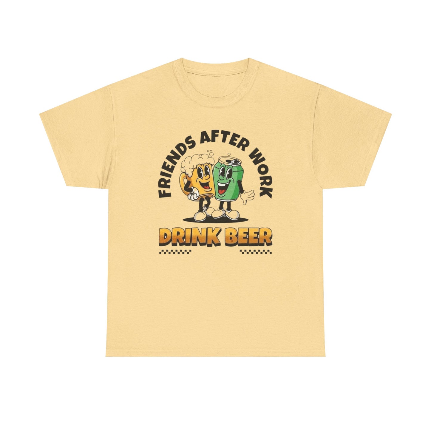 Friends After Work Drink Beer Graphic T Shirt ADULT NEW