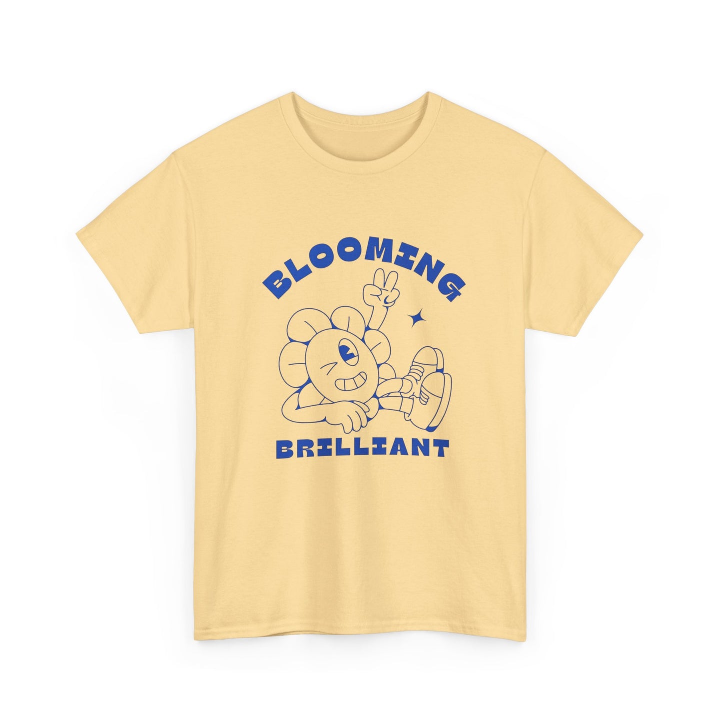 Blooming Brilliant Flowers Graphic T Shirt Unisex Heavy Cotton Tee