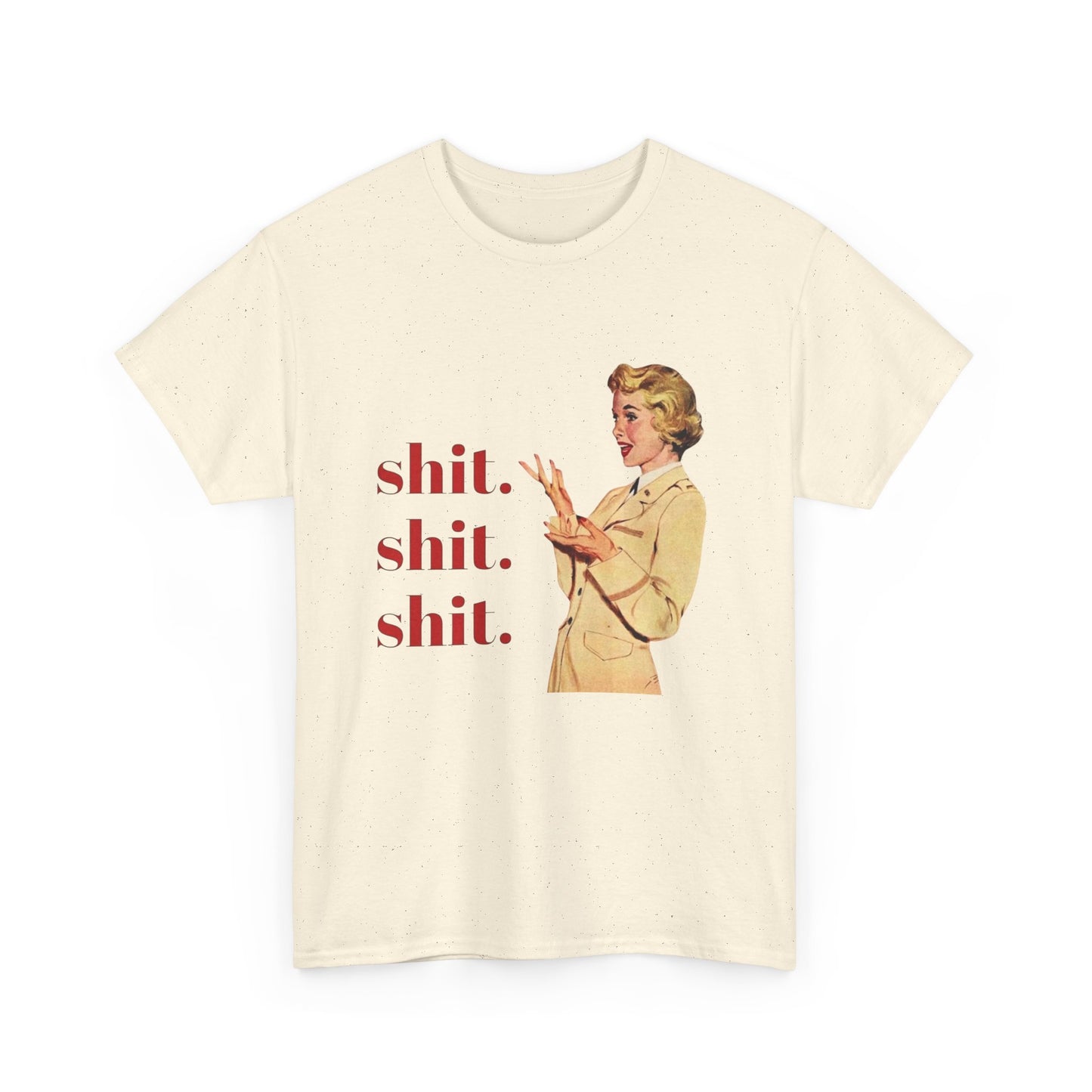 Funny Pinup Model Graphic T Shirt Unisex Heavy Cotton Tee