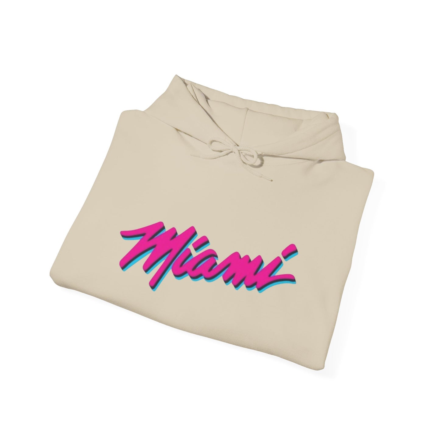 Miami Nights Graphic Hoodie Heavy Blend™ NEW Sweatshirt