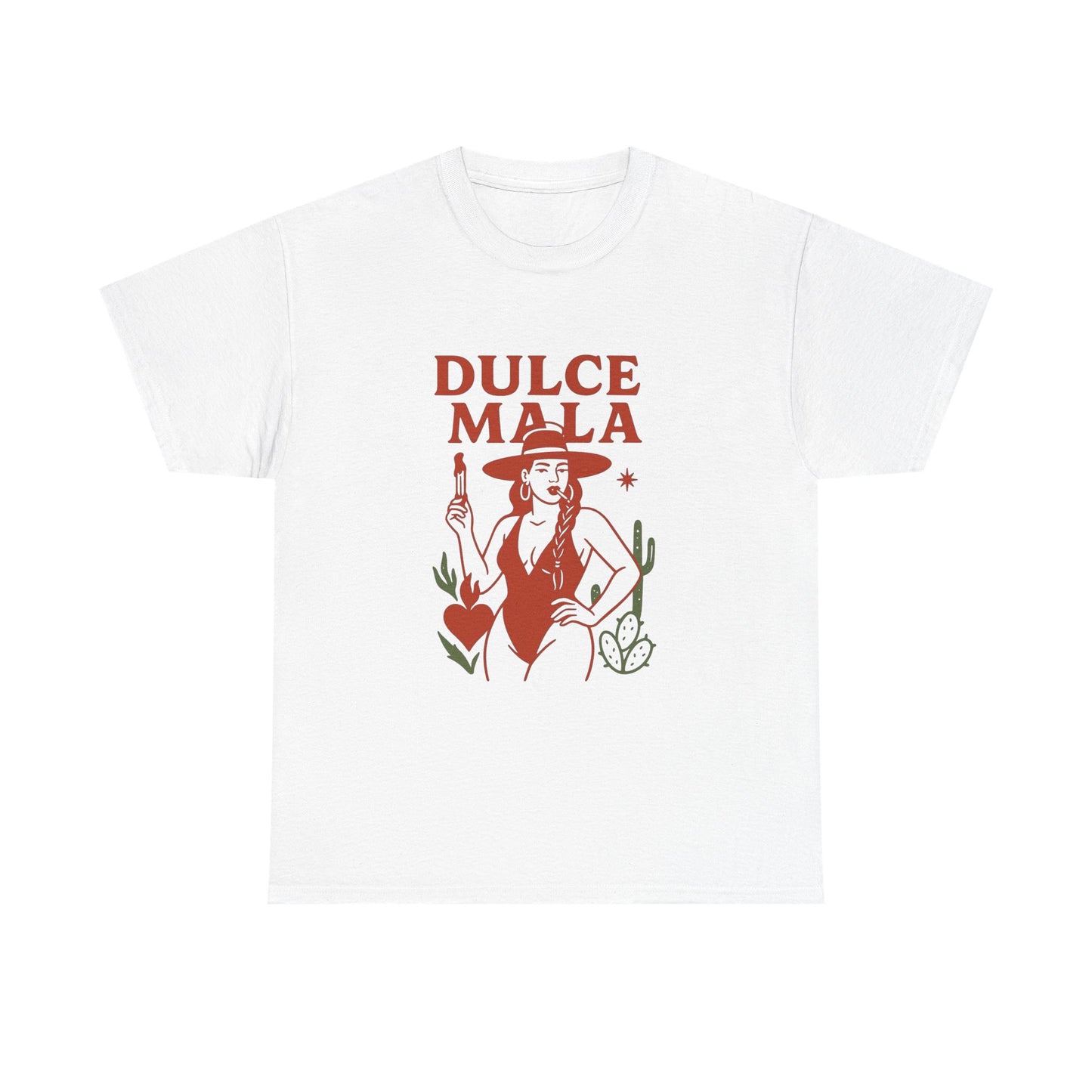 Dulce Mala Cowgirl Graphic T-Shirt Cotton Tee New Gift Vintage