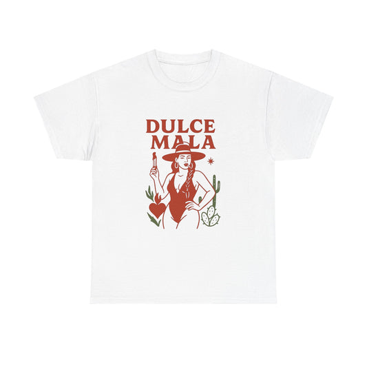 Dulce Mala Cowgirl Graphic T-Shirt Cotton Tee New Gift Vintage