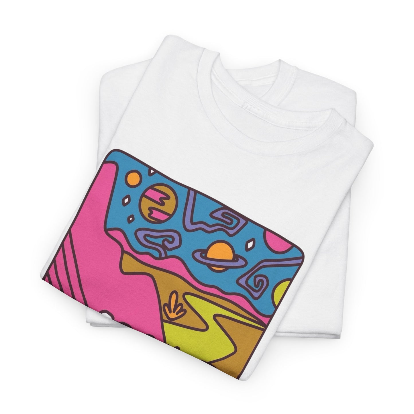 Wild Story Retro Trippy Graphic T Shirt Heavy Cotton Tee NEW ADULT UNISEX