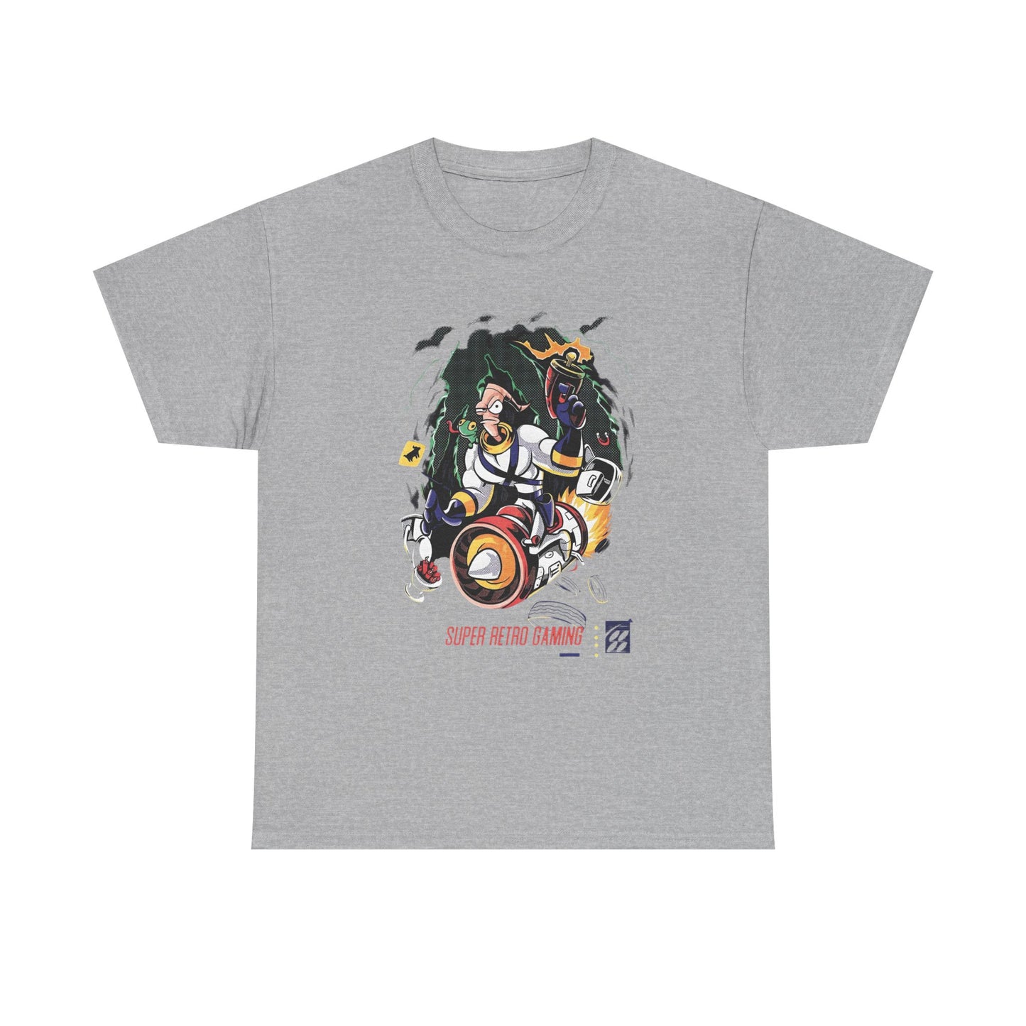 Earth Worm Jim Vintage Gaming Retro Graphic T Shirt NEW Unisex Heavy Cotton Tee