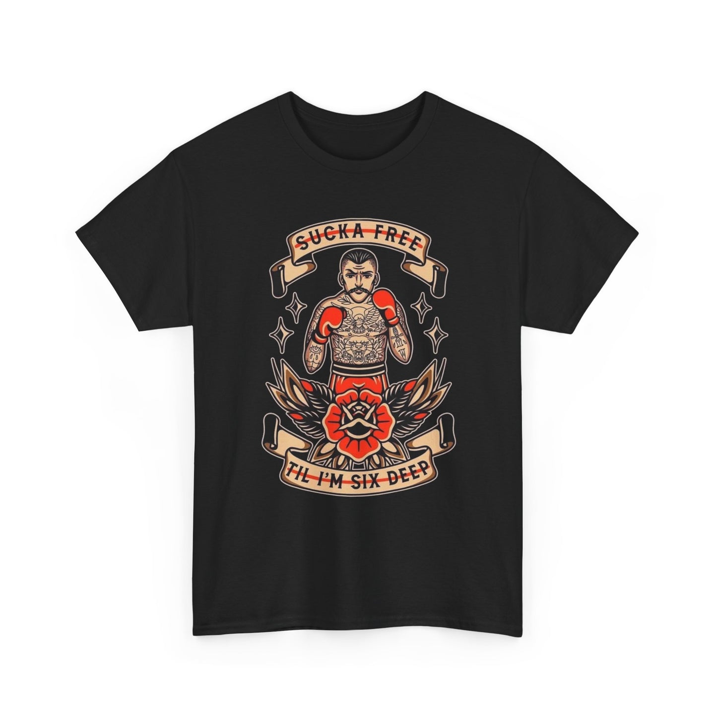 Suck A Free Boxing Vintage T Shirt S-5XL NEW Unisex Cotton Tee