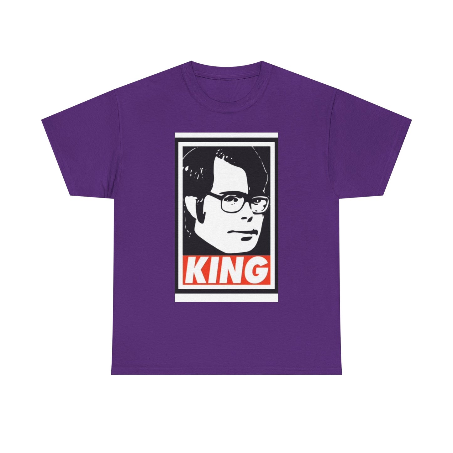 Stephen King Shirt Retro Poster Horror Funny Gift Scary Unisex Heavy Cotton Tee