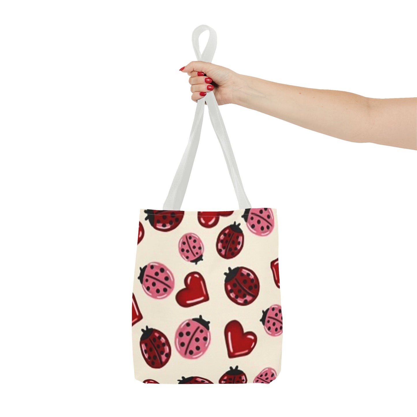 Ladybug Hearts All Over Print BRAND NEW Purse - Pocketbook - Travel Tote Bag