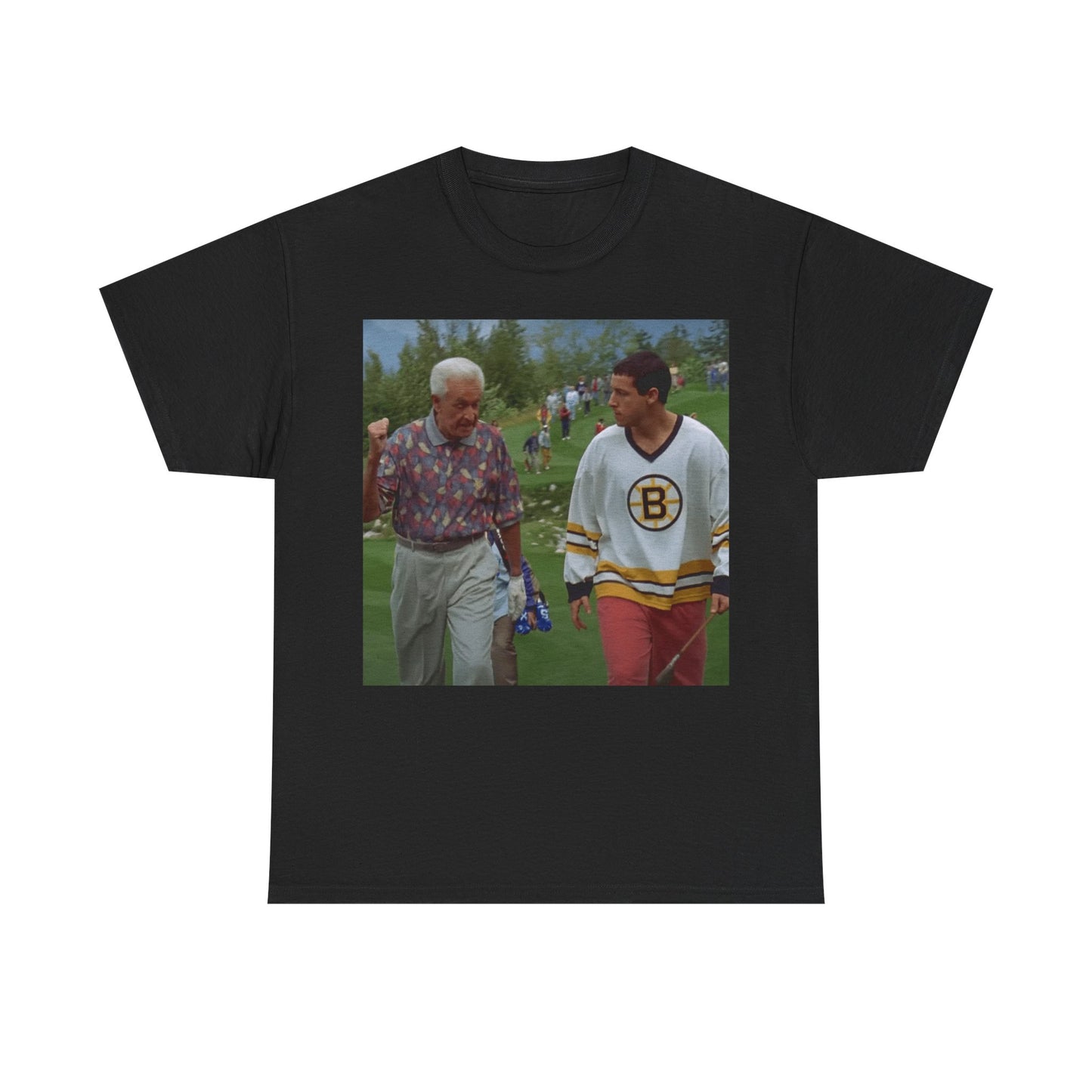Adam Sandler T-shirt vintage golf bob barker happy Gilmore Unisex Heavy Cotton
