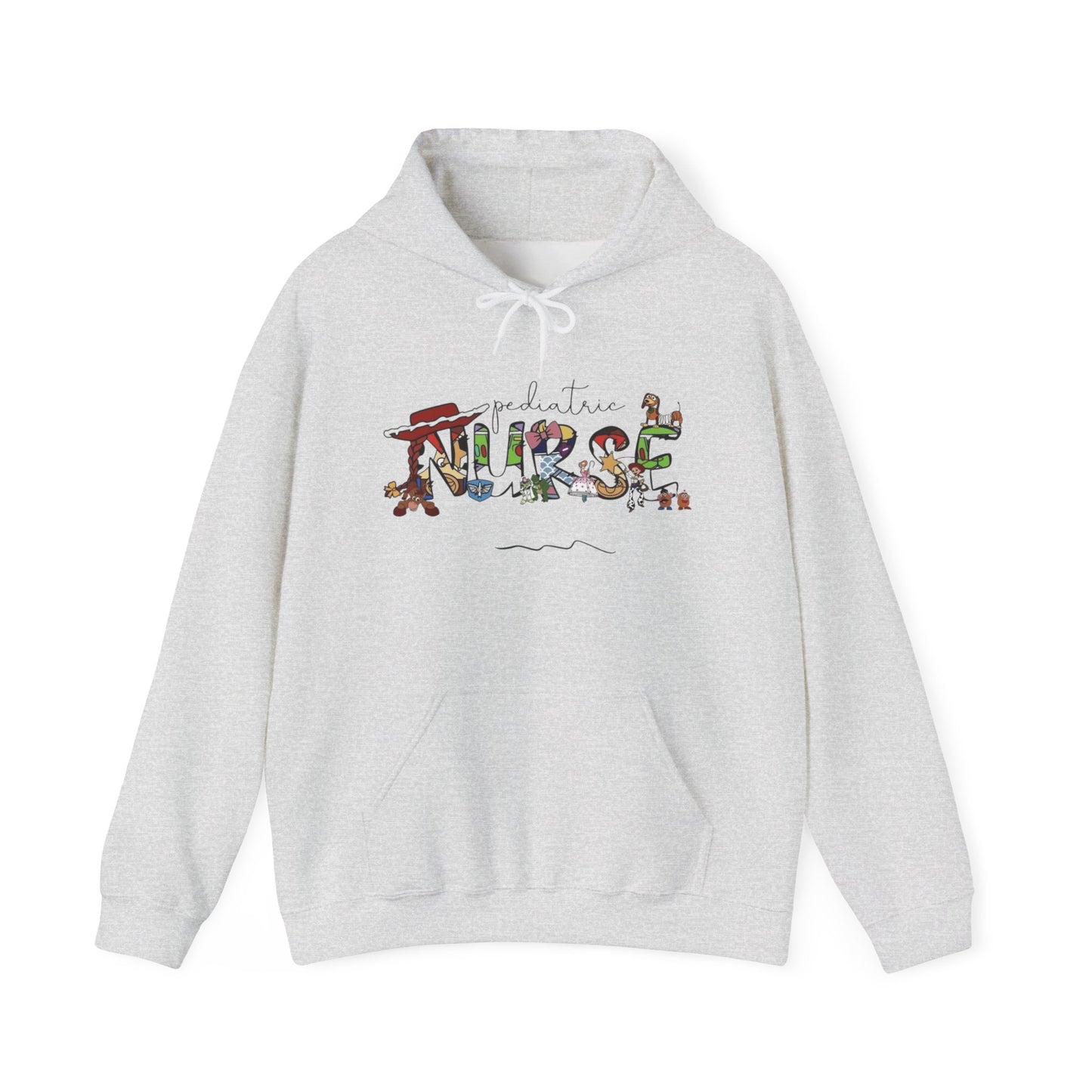 Pediatric Nurse Cute Graphic Hoodie Unisex Heavy Blend™ Hooded Sweatshirt