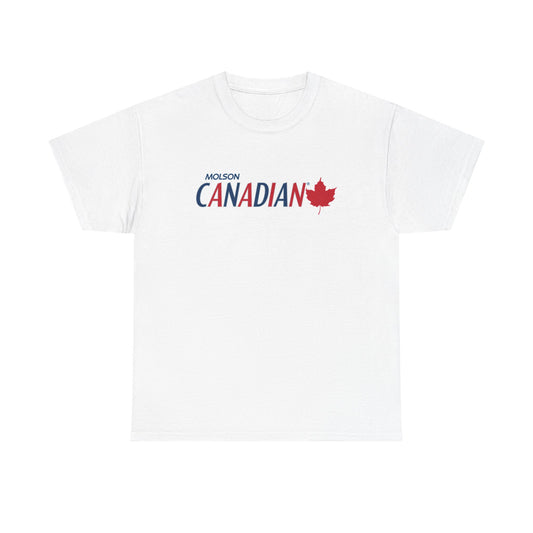 Molson Canadian Beer Graphic T Shirt Vintage Unisex Heavy Cotton Tee