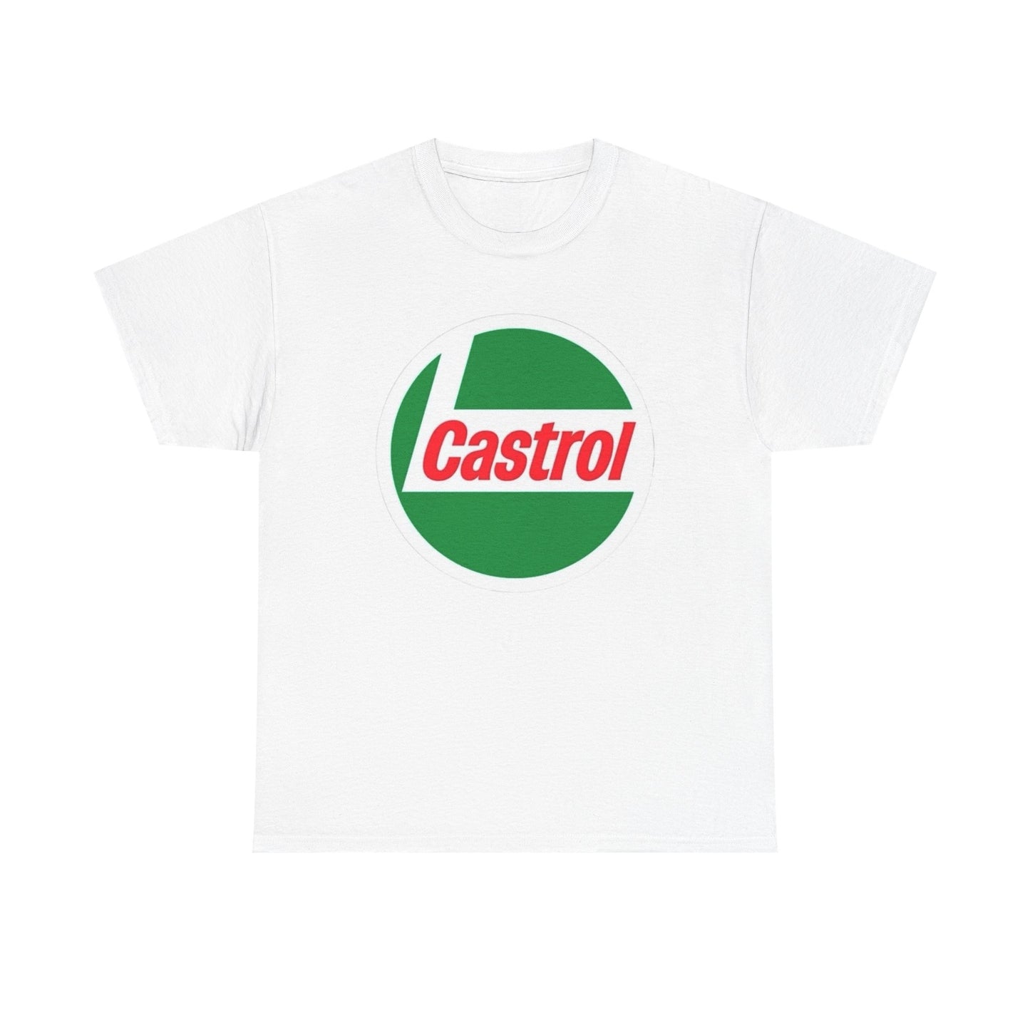Castrol Oil Retro Graphic T Shirt Unisex Heavy Cotton Tee NEW