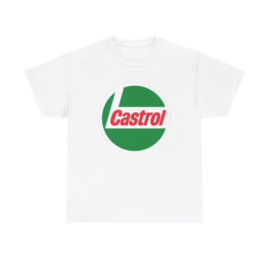 Castrol Oil Retro Graphic T Shirt Unisex Heavy Cotton Tee NEW