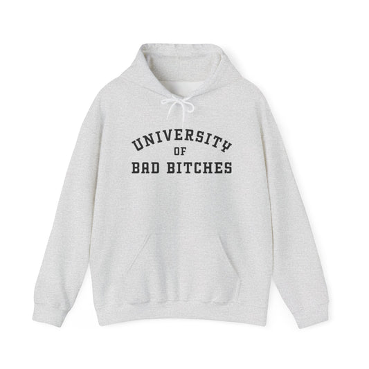 University Of Bad Bitches Hoodie Funny Unisex Heavy Blend™ Hooded Sweatshirt