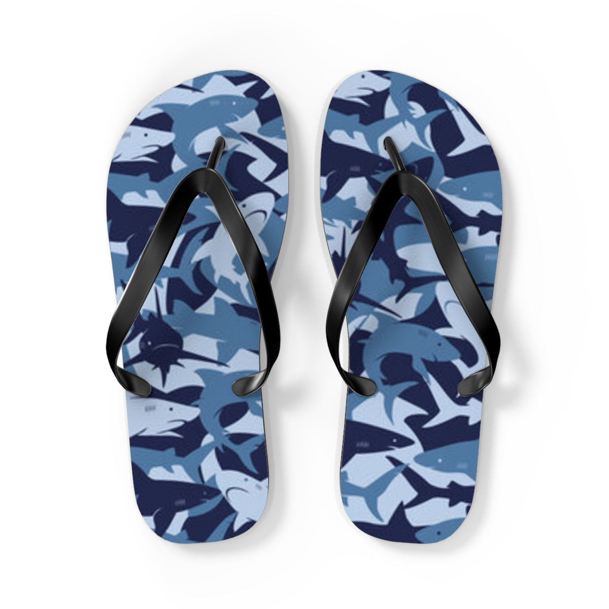 Sharks Summer Sandals, Beach Shoes, Vacation Flip Flops, Pool Slides