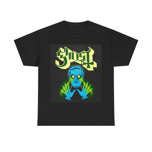 Ghost T-shirt metal band graphic tee retro art Unisex Heavy Cotton Tee