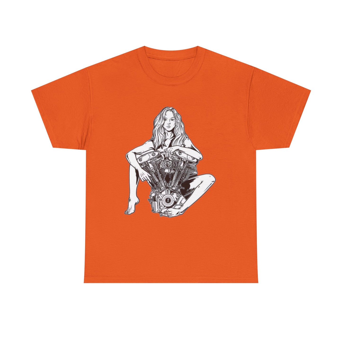 V Twin Motorcycle Model Graphic T Shirt NEW Unisex Heavy Cotton Tee