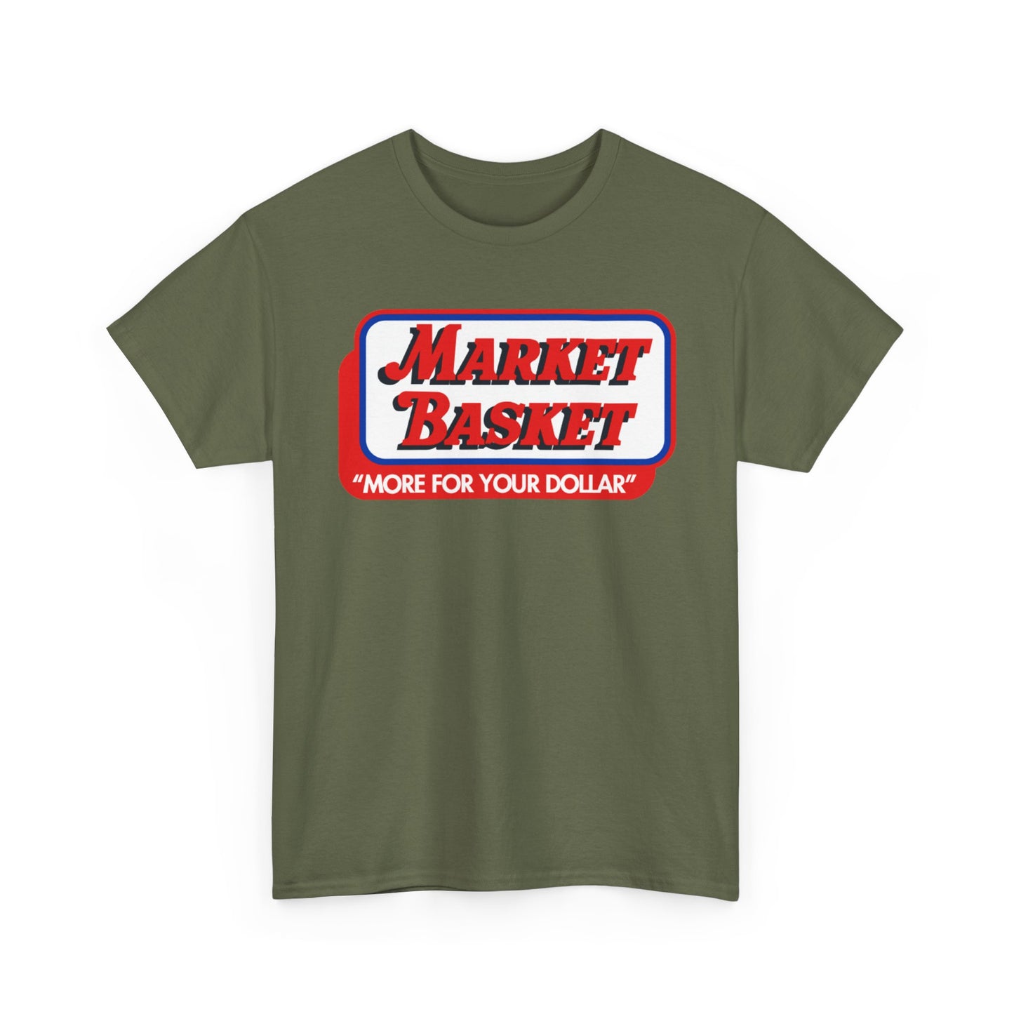 Boston vintage New England market basket patriots Heavy Cotton Tee