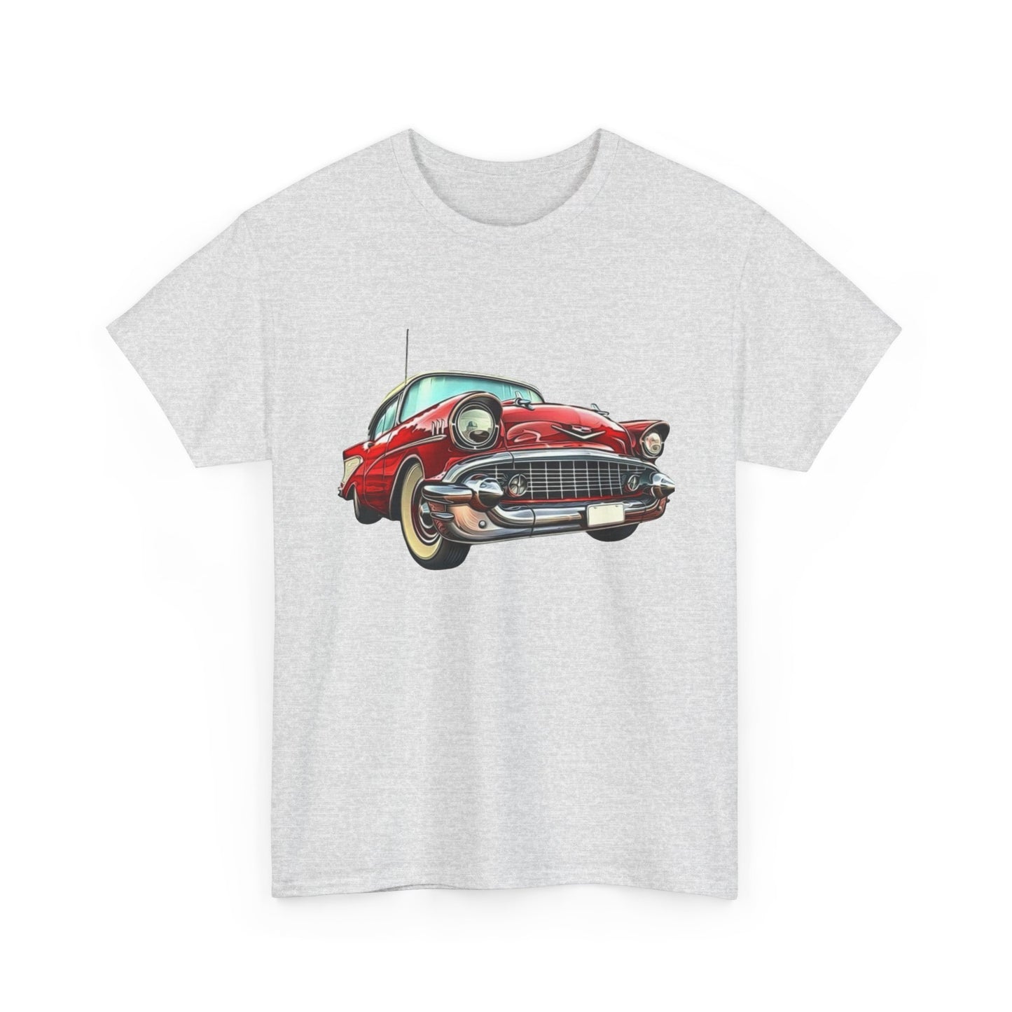 57 Chevy Retro Classic Car Graphic T Shirt NEW Unisex Heavy Cotton Tee