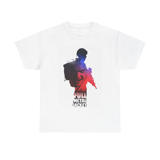 Full Metal Jacket Movie Poster Retro Shirt Military Unisex Heavy Cotton Tee