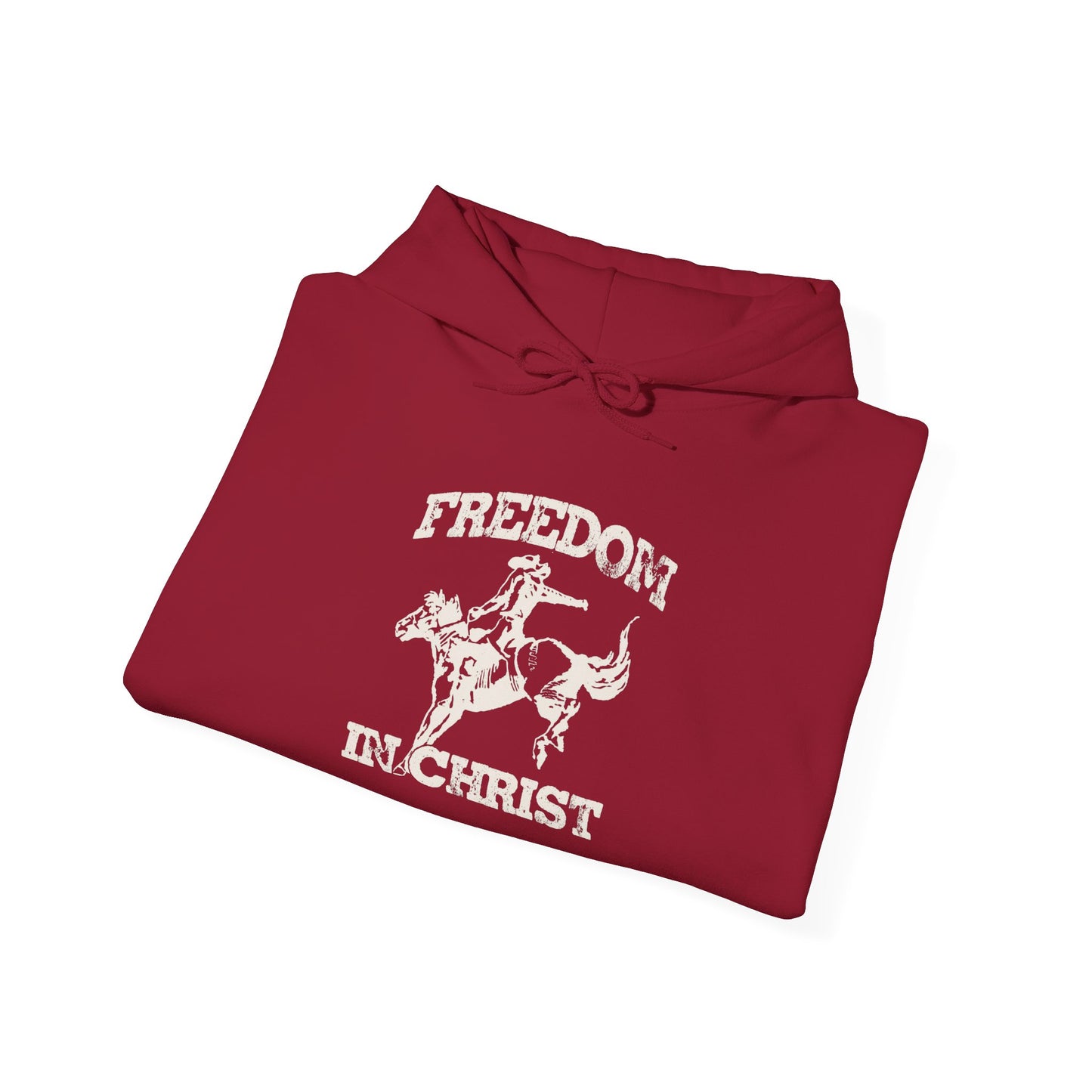 Freedom In Christ Hoodie NEW ADULT Unisex Hooded Sweatshirt