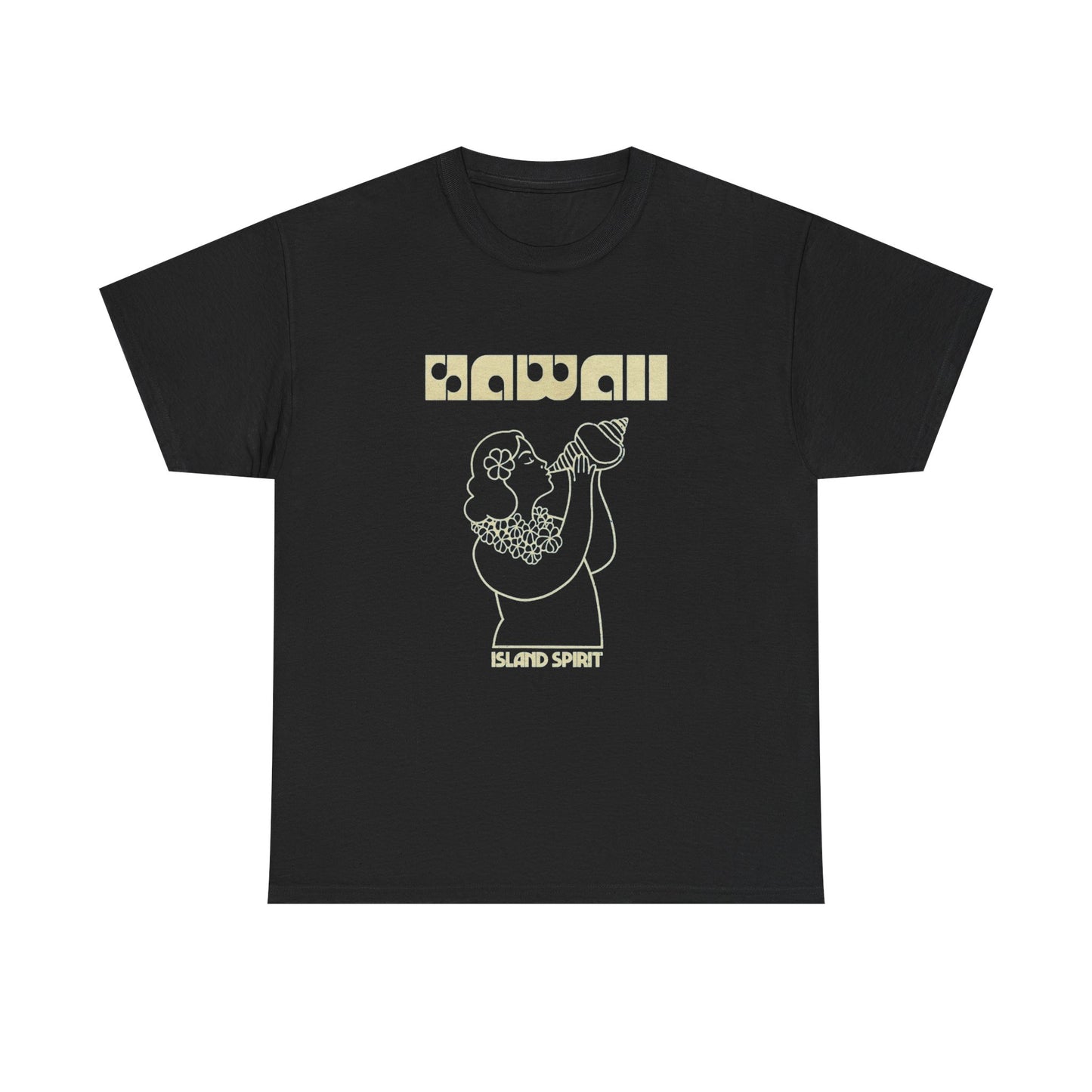 Hawaii Island Spirit Graphic T Shirt Heavy Cotton Tee